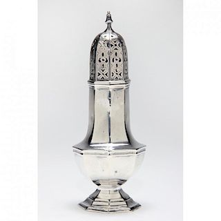 English Sterling Silver Caster