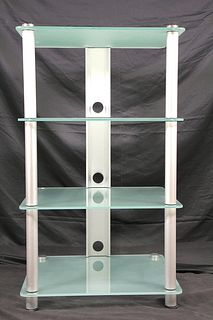 CONTEMPORARY DISPLAY BOOKSHELF WITH FOUR TIERS