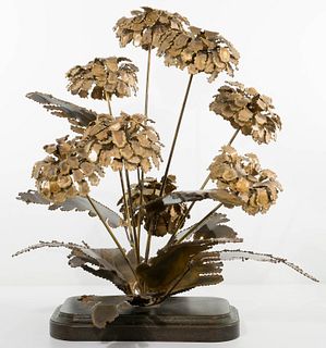 Metal Flower Sculpture