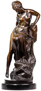 (After) Ferdinand Lepcke (German, 1866-1909) Bronze Statue