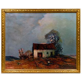 Oscar D. Soellner (American, 1890-1952) Oil on Canvas