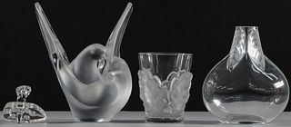 Lalique Crystal Vase Assortment