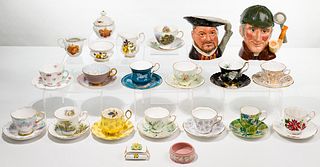 Tea Cup and Porcelain Assortment