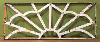 Art Deco Wrought Iron Architectural Panel 