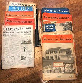 Collection Ephemera 1930's-1940's Practical Builder Magazines 