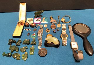 Lot Jewelry Movado Watch Sterling Charms Notre Dame football basketball charms 
