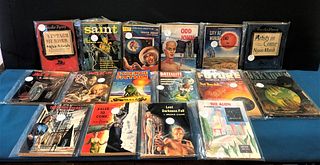 16 Pulp Fiction Science Fiction Magazines 