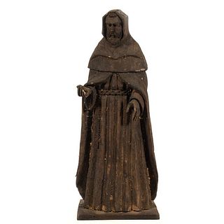 Colonial Style Carved Figure