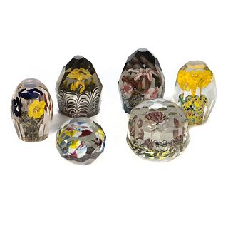 Collection of Mille Fleur Paperweights