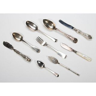 Partial Collection of Victorian & Georgian Flatware