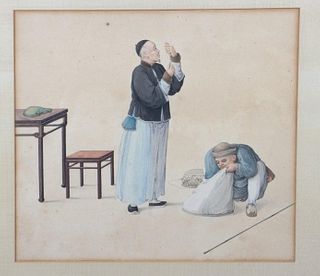 Two 19th Century Chinese Watercolors