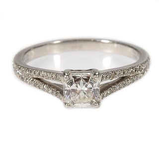 Tiffany & Co. diamond and platinum engagement ring
