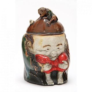 Sumidagawa, Figural Tobacco Jar