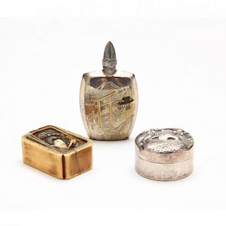 Three Fine Diminutive Chinese Objects