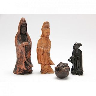 Four Antique Asian Objects