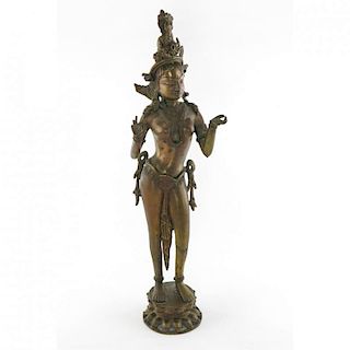 Southeast Asian Bronze Goddess