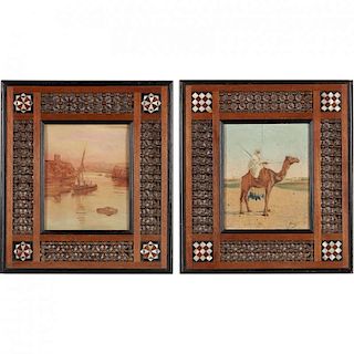 Two Antique Eygptian Decorative Works
