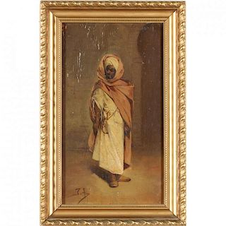 Continental School Painting of an Arab