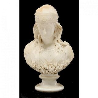 Ferdinando Vichi (It., 1875-1945), Bust of an Egyptian Beauty