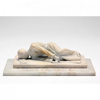 Marble Model of the Tomb of Saint Cecilia