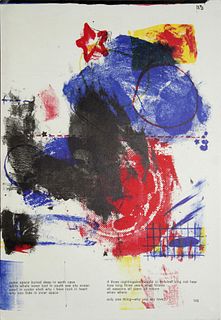 Robert Rauschenberg - "Untitled" from One Cent Life