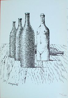 Rene Magritte (After) - Untitled (Bottles)