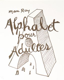 Man Ray - Alphabet for Adults (Cover)