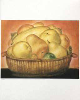 Fernando Botero (After) - Bowl of Fruit