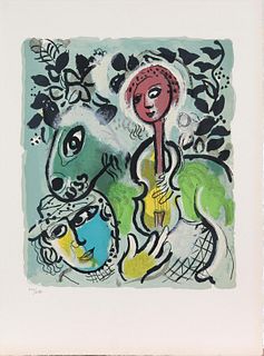 Marc Chagall (After) - Composition
