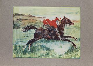 Henri Toulouse-Lautrec (After) - Cavalier Circassien