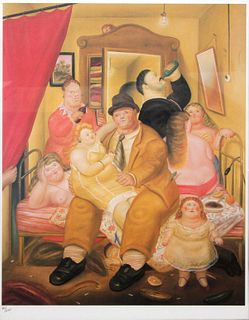 Fernando Botero (after) - The House of the Arias Twins