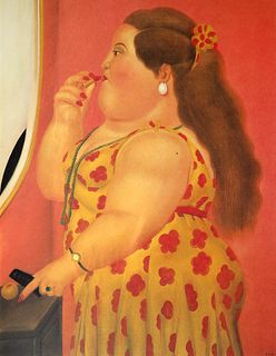 Fernando Botero (after) - Le Toilette