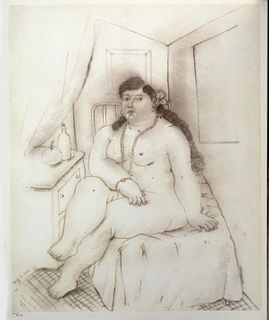 Fernando Botero (After) - L'Alcove