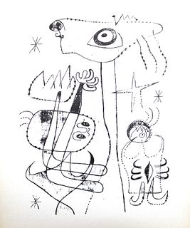 Joan Miro - Lithograph XXXVII
