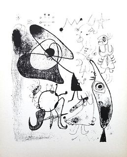 Joan Miro - Lithograph XXXVIII