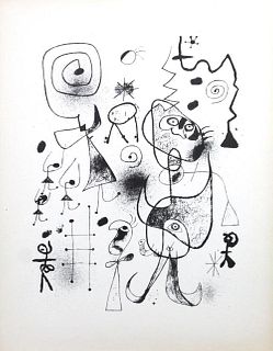 Joan Miro - Lithograph XXXI