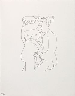 Pablo Picasso - Untitled (9.10.64. I)