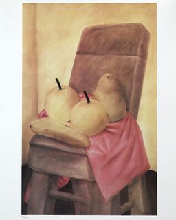 Fernando Botero (After) - Fruit on a Chair