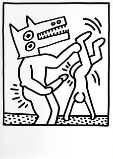 Keith Haring - Dangle (from Lucio Amelio Suite)
