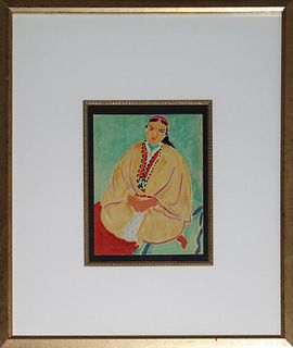 Henri Matisse (After) - Zora. La Robe Jaune.