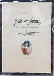 Louis Icart - Chronicles of Women (Title Page)