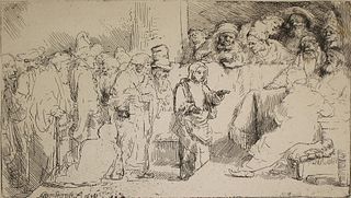Rembrandt van Rijn (after) - Christ Disputing with the