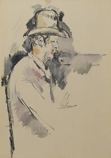 Paul Cezanne (After) - Etude pour un Joueur de Carte