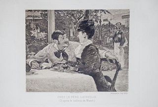 Edouard Manet - Chez Le Pere Lathuille