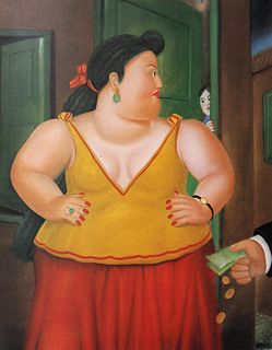 Fernando Botero (after) - Amanda