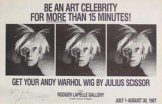 Julius Scissor - Andy Warhol Wig