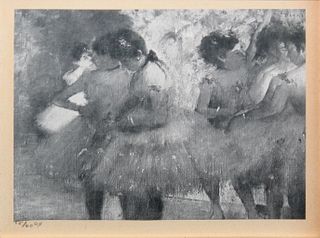 Edgar Degas (After) - The Pink Dancers Before the