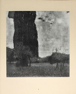 Gustav Klimt (After) - Die hohe Pappel