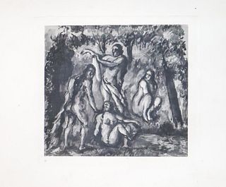 Paul Cezanne (after) - Etude de Baigneuses