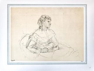 Edgar Degas (After) - Portrait de Madame Gobillard